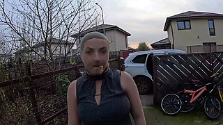 Risky Trip in Full Pantyhose Encasement Nylon Doll in the Car Ep. 336