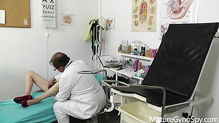 Milena Gets a Secret Gyno Exam by Fake Doctor Thomas Vergen
