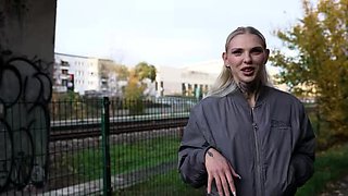 GERMAN SCOUT - Blonde Fitness Model Teen Lexi Star