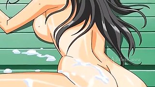 Young girl with big tits masturbates wet and hot