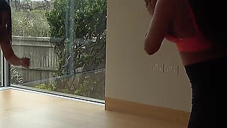 Mila & Charlie's Bondage Yoga: Bound Tight and Ballgagged by Instructor Latina! (fullhd)