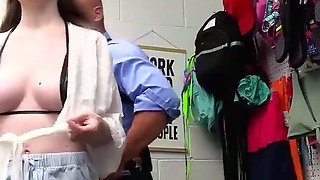 Busty youthful damsel gets a sloppy creampie