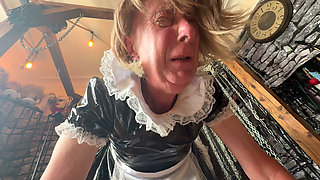 Part 4:- Maid Jaynes treat with Lanista Bear for being a good girl. Blow jobs, popping candy and fucking!