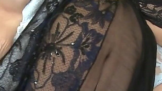 Naughty Step-grandma Wakes up Her Stepson and Wants a Hard Pussy Pounding