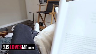 Step sisters Valentina Nappi & Eliza Ibarra fool around with their step-bro - sislovesme ffm 3 way