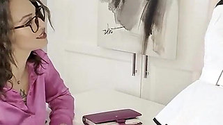 Fingered in the Office by My Horny Lesbian Boss