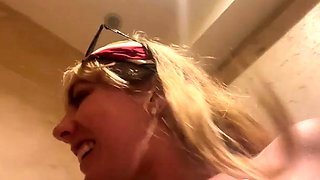 Curly Blonde Teen Records Solo Dildo Masturbation More at