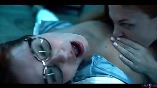 Lesbian Mad Scientist Fucked Rough by Monster - Pussy Eating & Facesitting