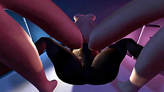 Purple Meets Black - VR Cgi 3D Hentai Anime