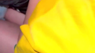 Young Man Sucking Cock and Riding Her Boyfriend Who Richly Screams with Pleasure