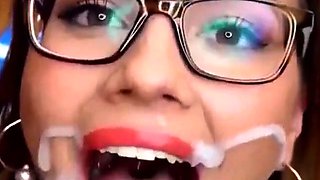 Busty JenKowski bukkake cumslut