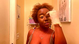 Ebony joi, pegging ebony, indian pegging strapon