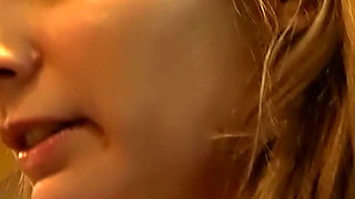 Licked Flat on the Kitchen Counter - Pale Redhead Finishes Under the Magic Wand in the Red Bed
