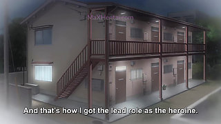 Wet Turn in the Back Row: Squirting Orgasm and Facial Cumshot (Anime Hentai) Eng Sub