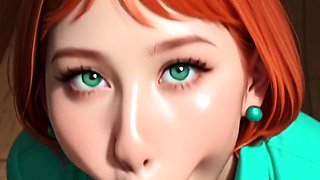 Stunning redhead brunette blonde pov blowjobs in hut beach
