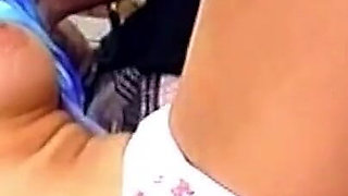 Kitchen Counter Creampie Dripping From Sloppy Pussy