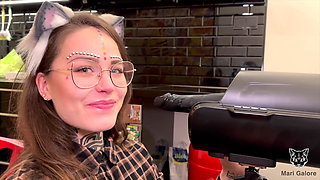 Mari Galore Unboxes a Fucking Machine with Her Boyfriend