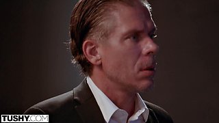 Anal-obsessed April Takes a Special Job for Her Boss April Snow