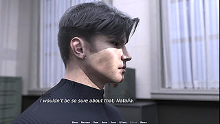 Awam Sophia in Another Life - Stepson Jack's Threesome in the Time Machine and Fucking His Hot Professor in Her Office
