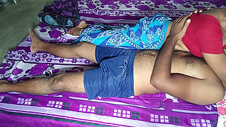 Indian Bhabhi Sex with Resting Devar After He Come Party Alone