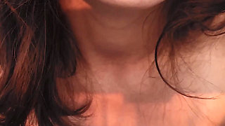 Real Beautiful Sex in Nature in the Middle of the Field with a Cute Brunette Giving a Gentle Blowjob, Ready for Penetration