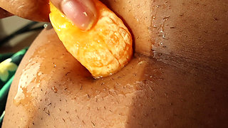 Belly Button Fruit Crushing & Wet Sensory Asmr