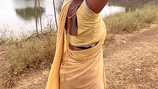 Gaon Ki Talab Par Sexy Hot Bhabhi Ka Romantic Video   Kiran bhabhi Fucked Village Outdoor Sex Video Full Hindi Audio