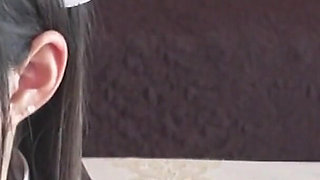 A 135cm Japanese Girl Tries Masturbation for the First Time