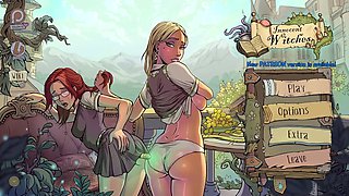 Animated, innocent girl, cartoon parody