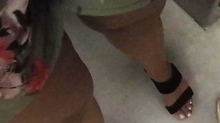 Hot MILF Stranger Grabs & Rubs My Hard Dick Through Shorts on Crowded Train