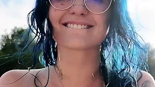 I'm riding the pool guy in Marseille - Voyeur POV Hard