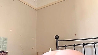 Glass Butt Plug Close up of Tight Cameltoe Pussy Covered in Oil Double Penetration Hard Cum Shot