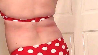 Red Bikini Striptease