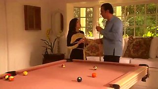 After Losing A Game Of Pool, She Gives Her Ass To Her Husband! - Dominica Leoni, Carmen Luvana And Evan Stone