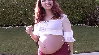 Lactating Preggo Gets Fucked Cumwalk Vintage