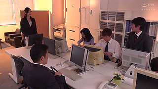 Younger Female Boss Seduces Me with Sweet and Teasing Whispers in My Ear From Behind. Part.1