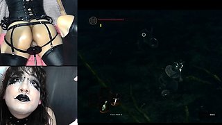 Gaping ass fetish toying from booty slut