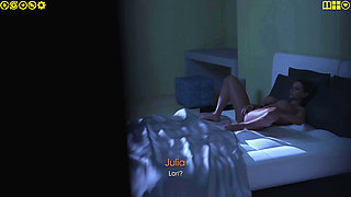 My Pleasure 10: Julian Watches Julia Finger Pussy Moaning His Name Kitchen Boobs