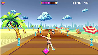 FInishing My Rollerblading BY FUCKING ALL BEACH GUYS! - Rollerbabe