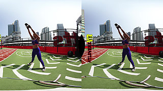 Athletic Asian with Big Tits: Outdoor Gym Fuck and Creampie