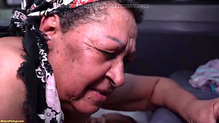 Fat 72 Years Old Mature Picked up for Anal