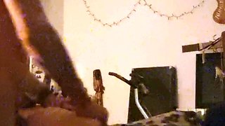 Sucking older bf's big dick until he fucks me deep