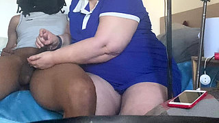 Handy GILF Deals with Lovers Cock with Oily Massage