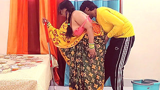 I Fucked My Big Butts Hot Maid with Creampie Scene