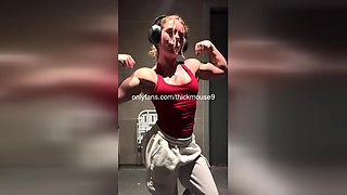 super skinny 18yo Lena Mouse fucked by 3 very huge cocks
