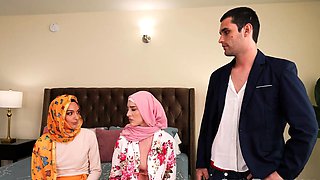 Hijab Wives Julia and Laynee Welcome Anthony to Kitchen Fun