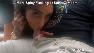 Busty Latina Tyra Ride Gets her Ass Fucked in the Car at SalsaXXX