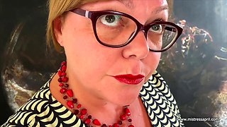 Mistress April Strapons Rebellious Male Slave