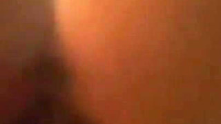 Sensual and Pretty Brunette Sucks a Big Black Cock in POV