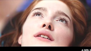 Pd Violetta Charms Redhead into Fiery Lesbian Seduction